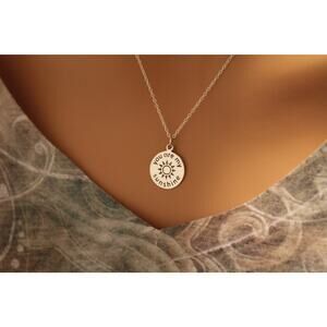 Sterling Silver You Are My Sunshine Charm Necklace